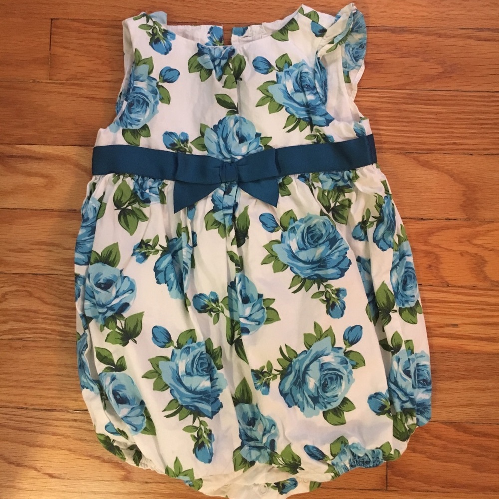 Janie and Jack 6-12 months Floral onesie